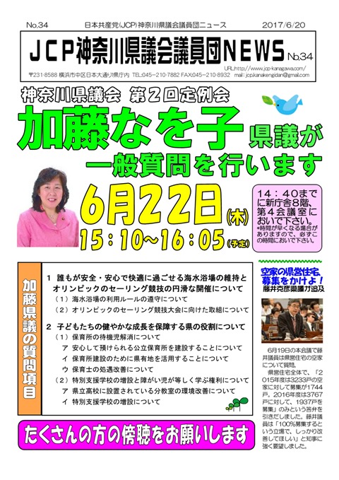 県議団ニュース20170620